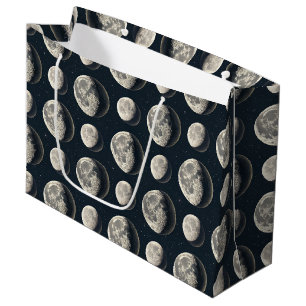 Celestial Moon Phase (3) Large Gift Bag
