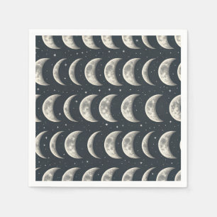 Celestial Moon Phase (3) Napkin