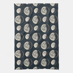 Celestial Moon Phase (3) Tea Towel