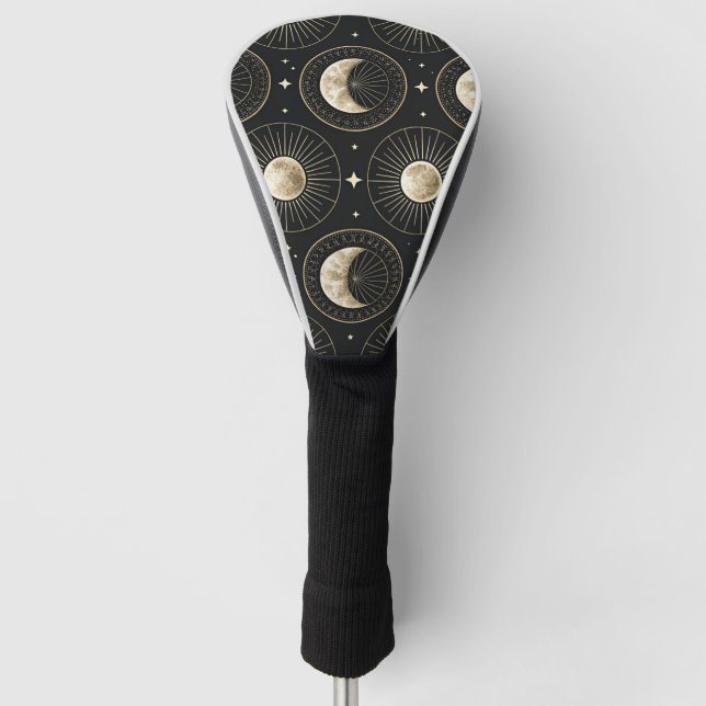 Celestial Moon Phase (5) Golf Head Cover (Front)