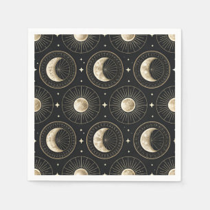 Celestial Moon Phase (5) Napkin