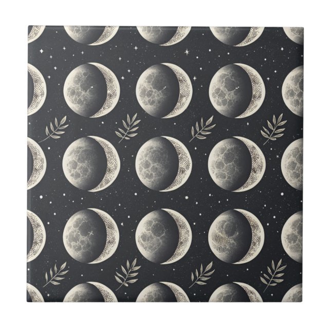 Celestial Moon Phase (6) Tile (Front)