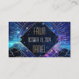 Celestial Moon Phase Enclosure Card