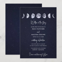 Celestial Moon Phases Written in the Stars Wedding