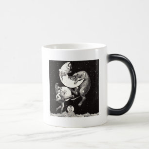 Celestial Moon Sky Universe God Night Illustration Magic Mug