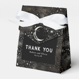 Celestial Moon Stars Mystical Wedding Thank You Favour Box