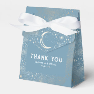Celestial Moon Stars Mystical Wedding Thank You Favour Box