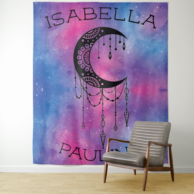 Celestial Moon Tapestry (In Situ)