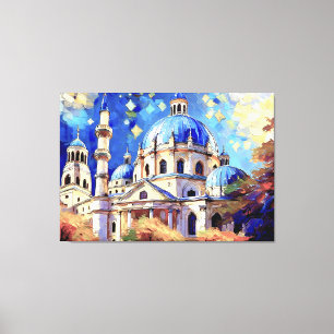 Celestial Mosque Canvas Print