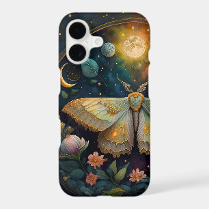Celestial Moth and Full Moon – Enchanted Night