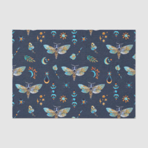 Celestial Moth Butterfly Pattern Tissue Paper