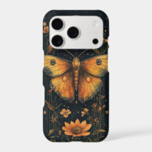 Celestial Moth Full Moon Phone Case - Dark Cottage