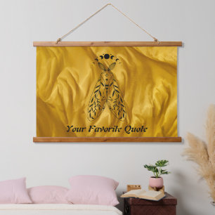 Celestial Moth Hanging Tapestry