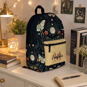Celestial Moth & Moon Backpack