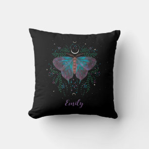 Celestial Moth Personalised Cushion