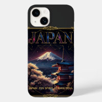 Celestial Mount Fuji Japan Pagoda Travel Art