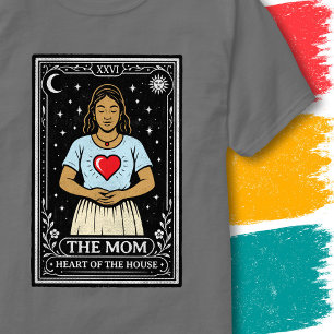 Celestial Mum Love Symbol Vintage Tarot Art Mother T-Shirt