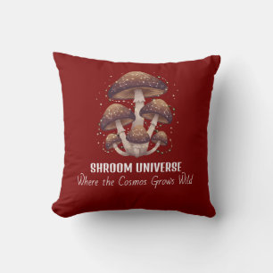 Celestial Mushroom Constellation Universe Cushion