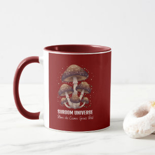 Celestial Mushroom Constellation Universe Mug