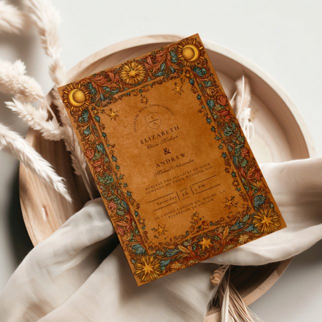 Celestial Mystic Baroque Wedding Invitation (Creator Uploaded)