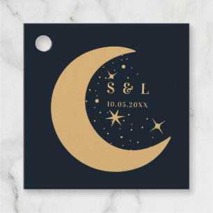Celestial Mystical Elements Starsigns Envelope Favour Tags