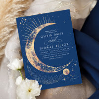 Celestial Mystical Moon Starry Night Boho Wedding