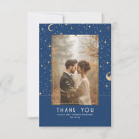 Celestial & Mystical Starry Night Thank You Photo