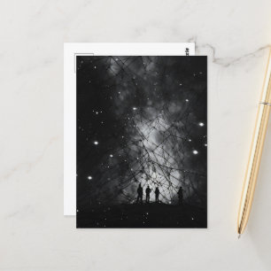 Celestial Net Night Sky Postcard