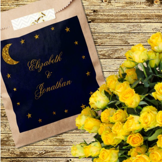 Celestial Night Sky Wedding Favour Bags (Creator Uploaded)