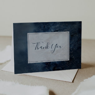 Celestial Night Sky With Frame Thank You Card