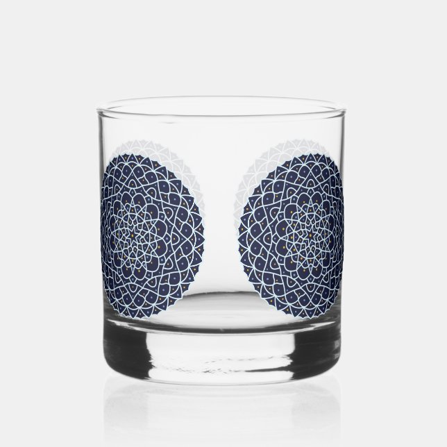 Celestial Night Whiskey Glass (Front)