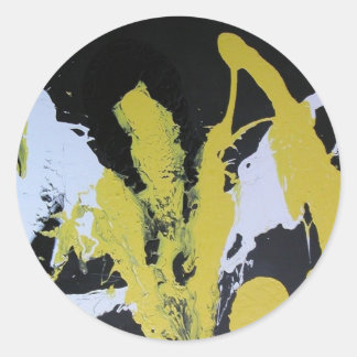 Celestial O Classic Round Sticker