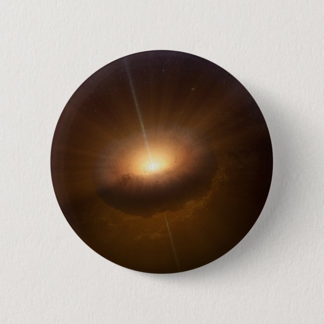 Celestial Object Cx330. 6 Cm Round Badge (Front)