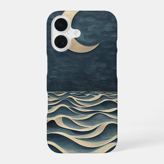 Celestial Ocean Night Phone Case (Back)