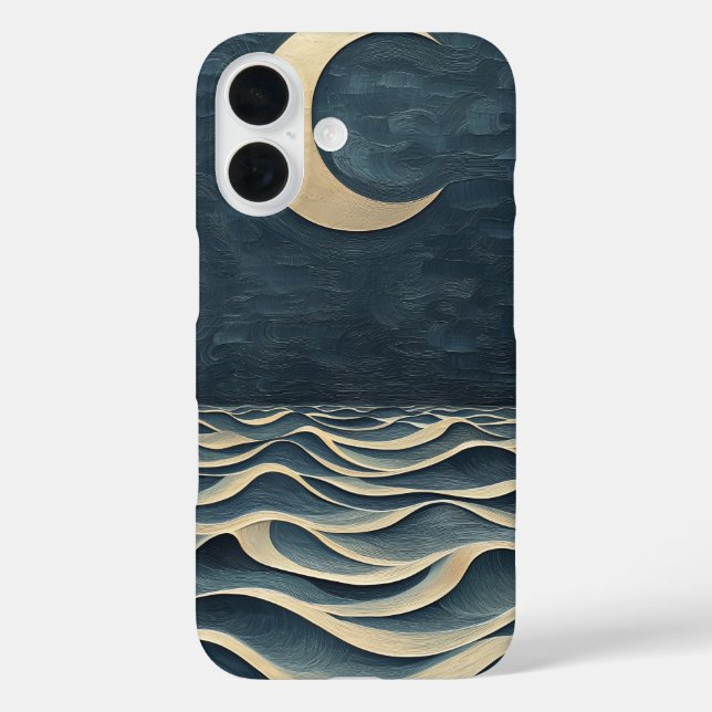 Celestial Ocean Night Phone Case (Back)