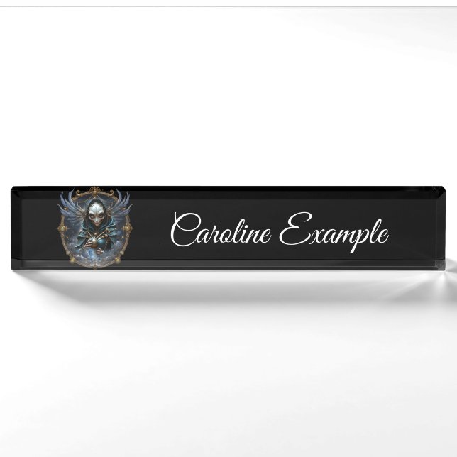 Celestial Oracle – Guardian Between the Stars.  Nameplate (Front)