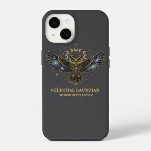 Celestial Owl Cosmic Guardian iPhone 14 Case