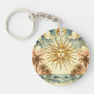 Celestial Paradise Key Ring