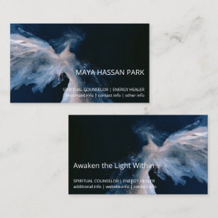 Celestial Passage Winged Angel Business Card