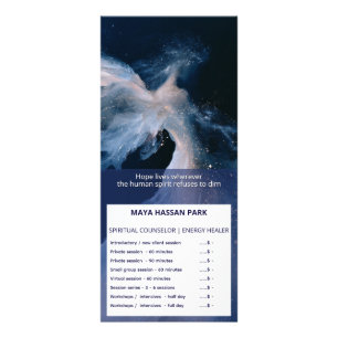 Celestial Passage Winged Angel Rack Card