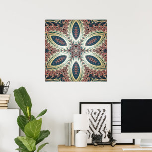 Celestial Petals of Infinity Poster