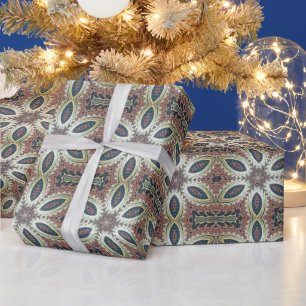 Celestial Petals of Infinity Wrapping Paper
