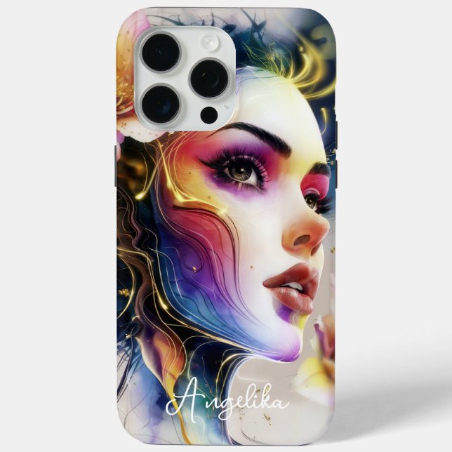 Celestial Phone Cover Painted Woman Fantasy Lover  (Back)