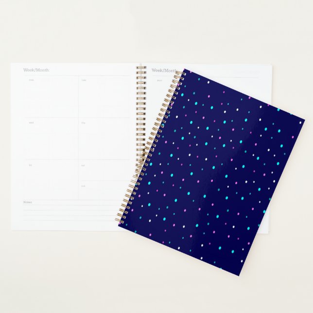Celestial Polka Dots Planner (Display)