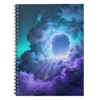 Celestial Portal Spiral Notebook