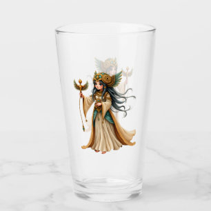 Celestial Priestess of the Golden Pyramid. Glass