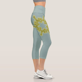 Celestial Pulse of the Sunforge Capri Leggings
