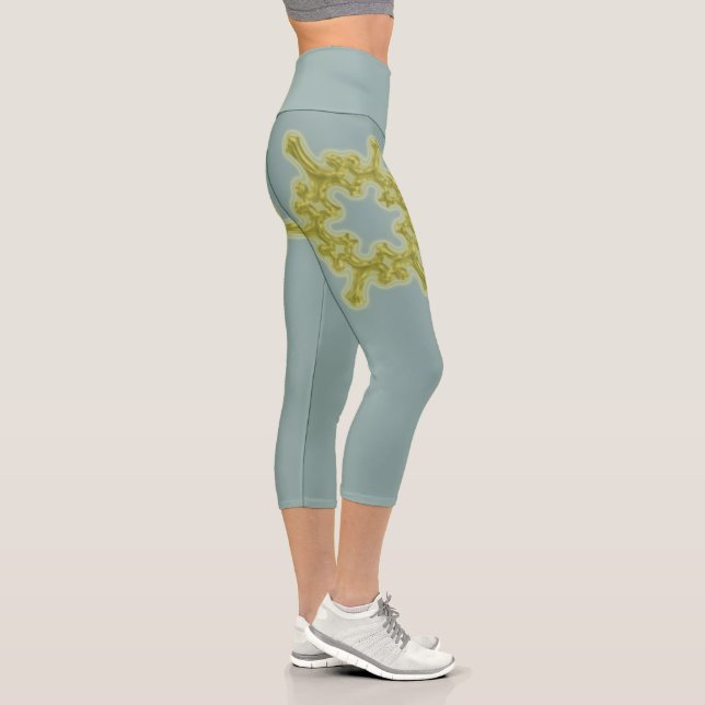 Celestial Pulse of the Sunforge Capri Leggings (Right)
