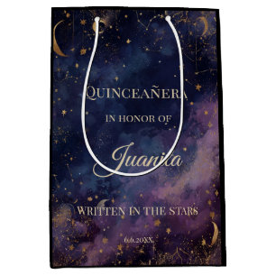 Celestial Quinceañera, custom Medium Gift Bag