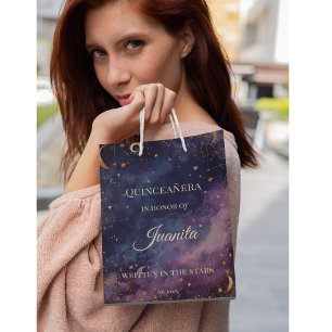 Celestial Quinceañera, custom Medium Gift Bag